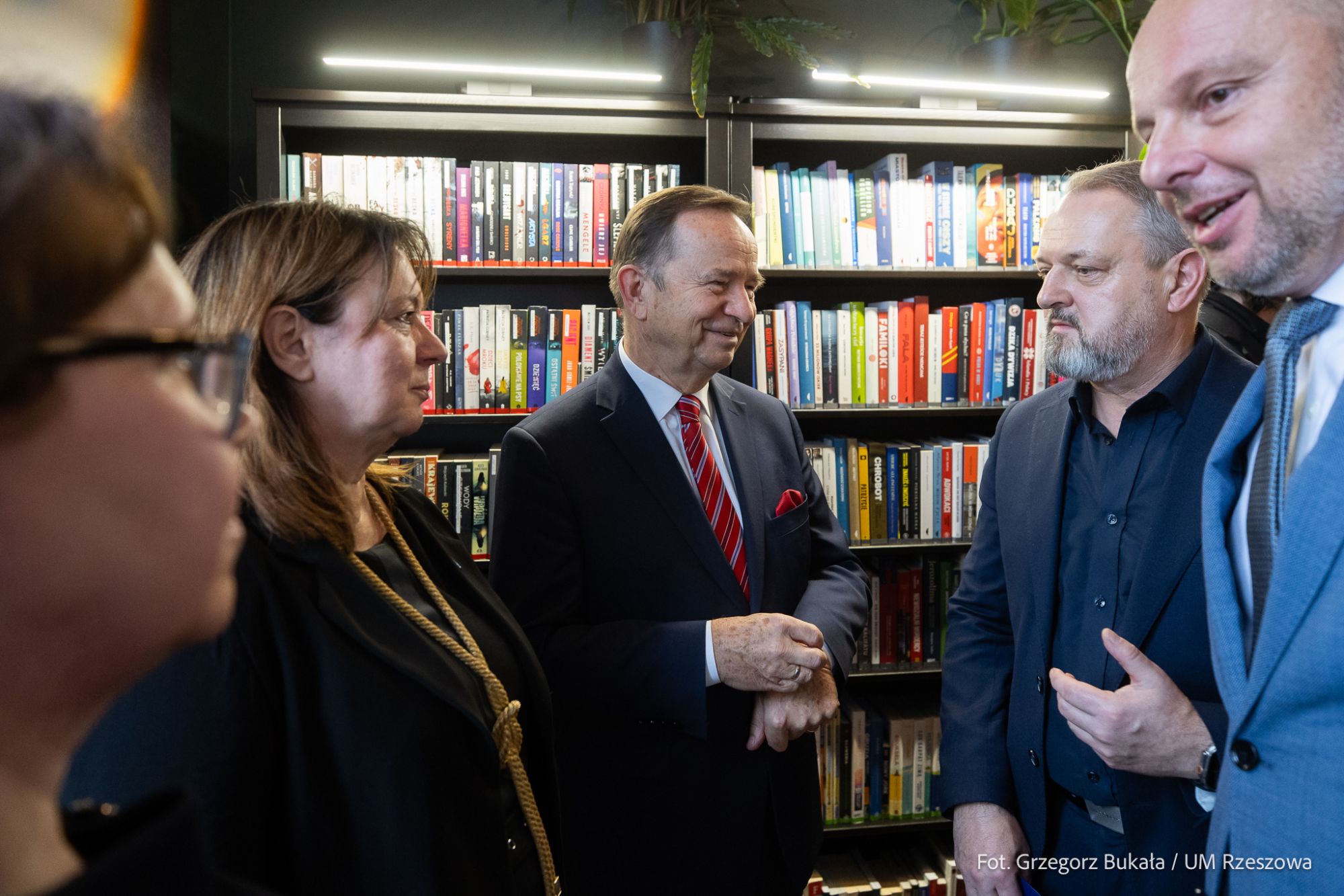zdjęcie ze spotkania dot. budowy biblioteki wraz z centrum kongresowo-wystawienniczym w Rzeszowie, fot. Grzegorz Bukała